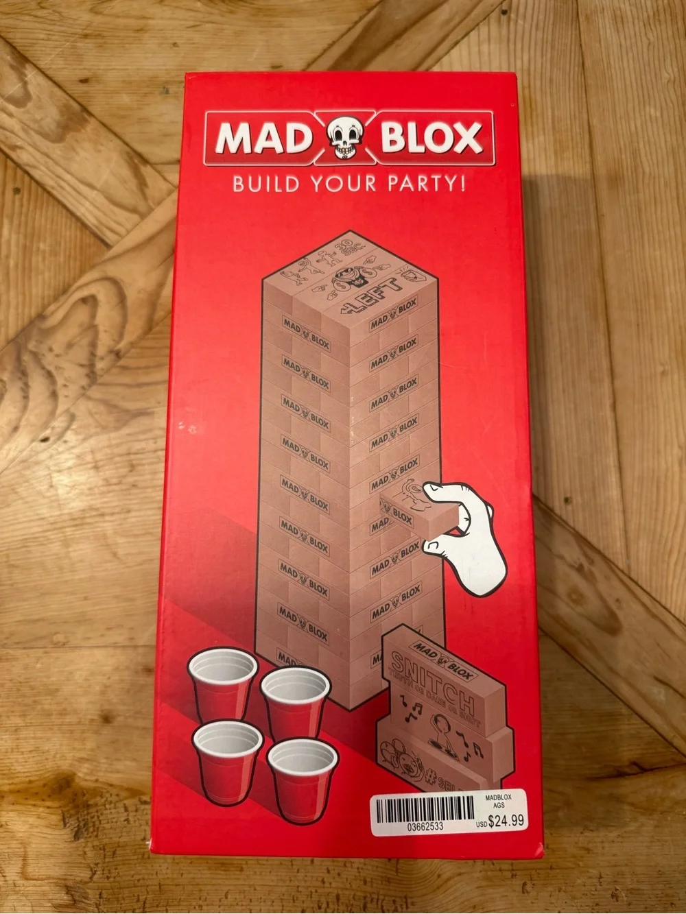 Brand New Mad Blox Party Drinking Game (like Jenga)